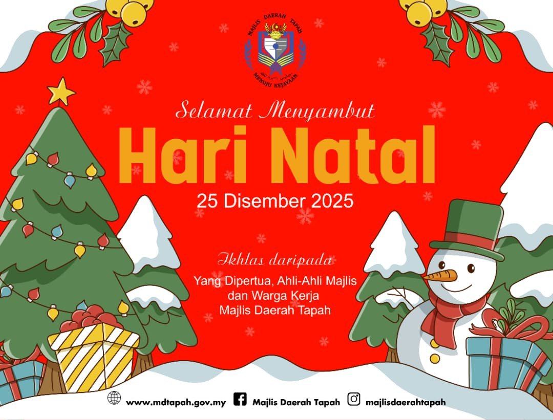 SELAMAT MENYAMBUT HARI NATAL 25 DISEMBER 2025
