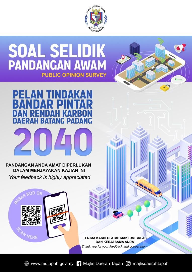 SOALAN SELIDIK : PELAN TINDAKAN BANDAR PINTAR 2040